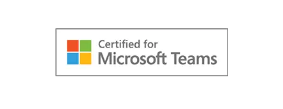 Microsoft teams certified logo